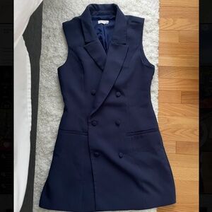 Good American Luxe Suiting Mini Blazer Dress